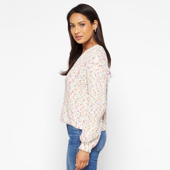 Merida V Neck Chenille Sweater - Picture 3 of 9